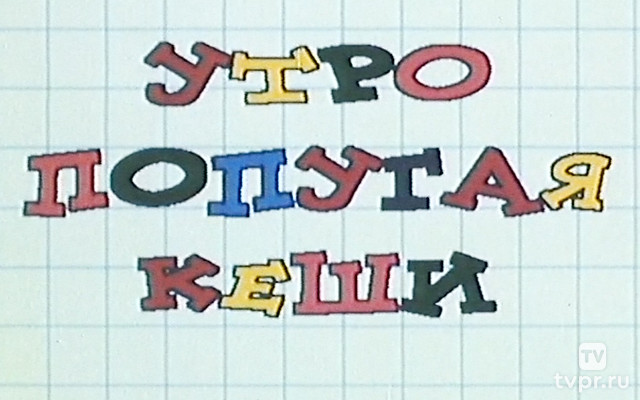 Утро попугая Кеши