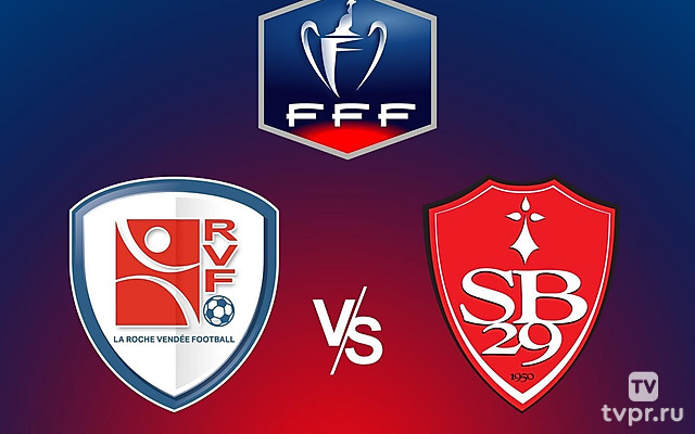 Футбол. Кубок Франции. Ля Рош - Брест