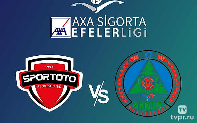 Волейбол. Чемпионат Турции 24/25. Мужчины. Спорт Тото - Аккюш