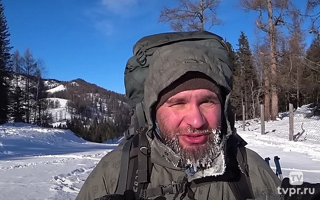 Зимний поход в горы Алтая