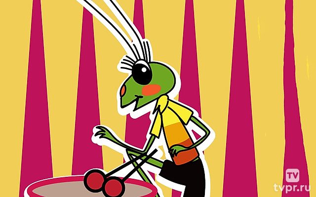 Зелёный кузнечик