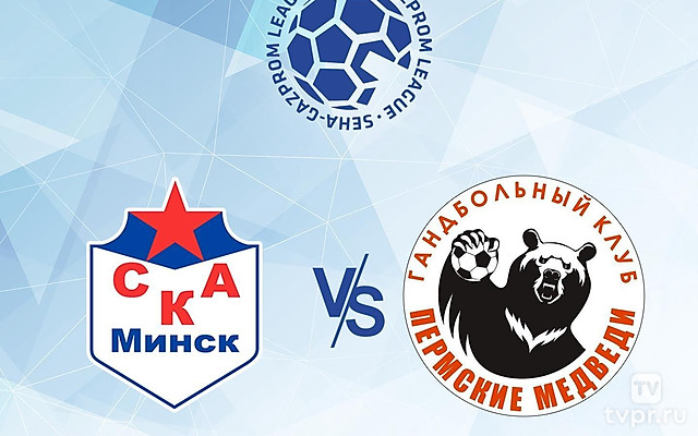 Гандбол. SEHA-Газпром Лига. «СКА Минск» (Белоруссия) - «Пермские медведи» (Россия)