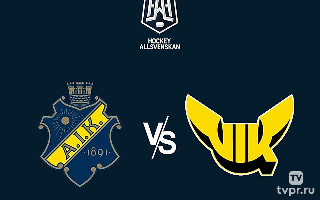 Хоккей Шведская Лига Оллсвенскан. Регулярный сезон 2024/25. АИК (Стокгольм) - Вестерос