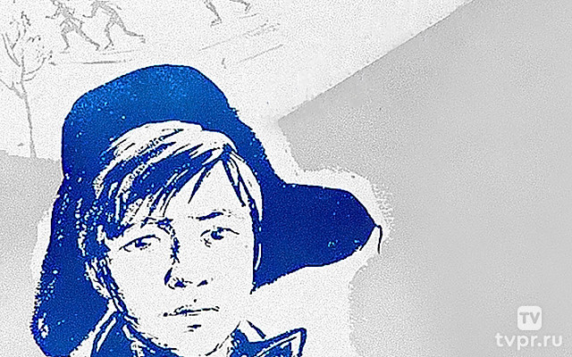 Мальчик с коньками