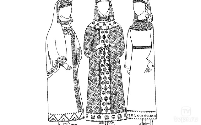 История старорусского женского костюма