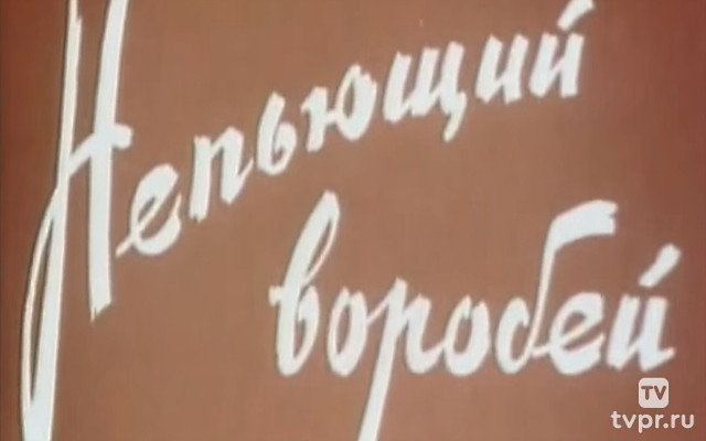 Непьющий воробей