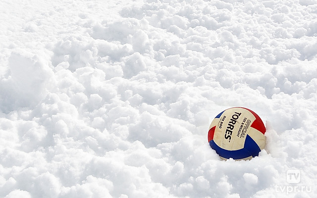 Волейбол на снегу. Чемпионат России. Женщины. Финал. Трансляция из Нового Уренгоя