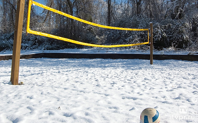 Волейбол на снегу. Финал Кубка России. Матчи за 3 место. Трансляция из Нового Уренгоя