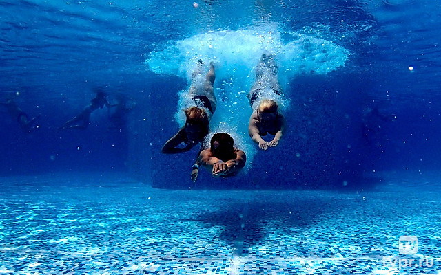 Синхронное плавание. Кубок мира. Дуэты. Трансляция из Китая