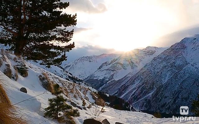 Склон горы Терскол