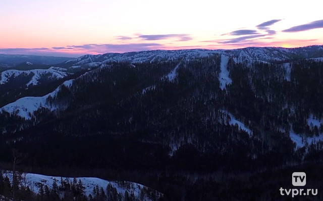 Рассвет в горах