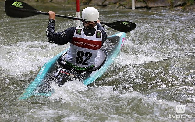 Гребной слалом. Первенство России. Слалом С-2. Смешанный