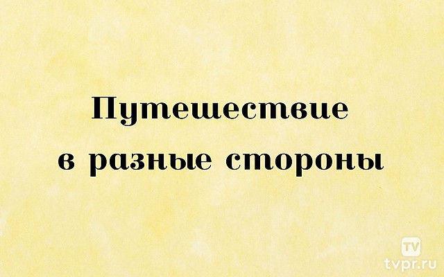 Путешествие в разные стороны