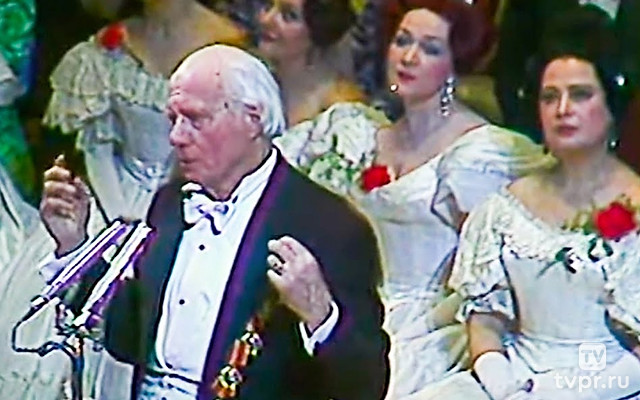 Юбилейный вечер Ивана Семеновича Козловского в Большом театре СССР