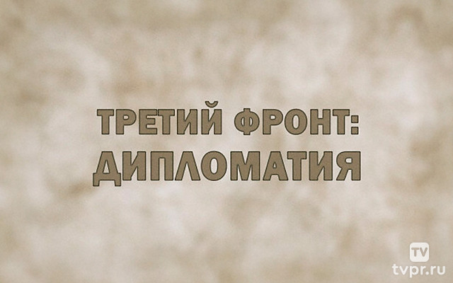 Третий фронт: дипломатия