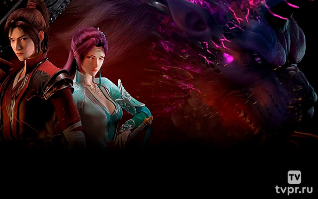 Расколотая битвой синева небес