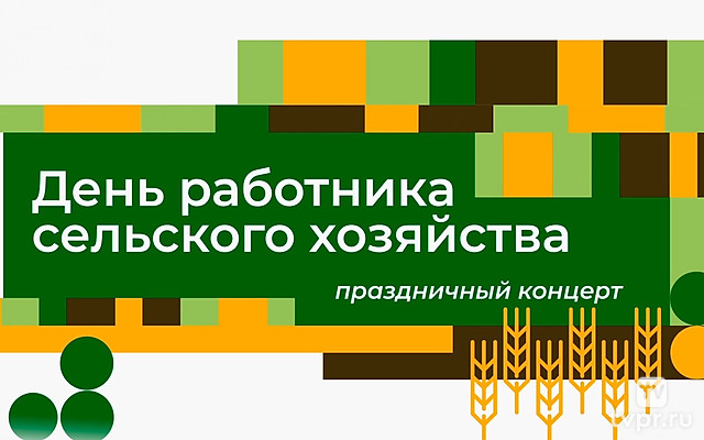 Праздничный концерт ко Дню работника сельского хозяйства