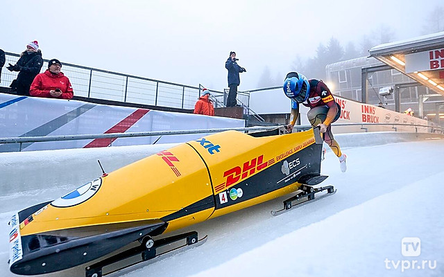 Бобслей. Кубок мира. Двойки. Женщины. 2-я попытка. Трансляция из Италии