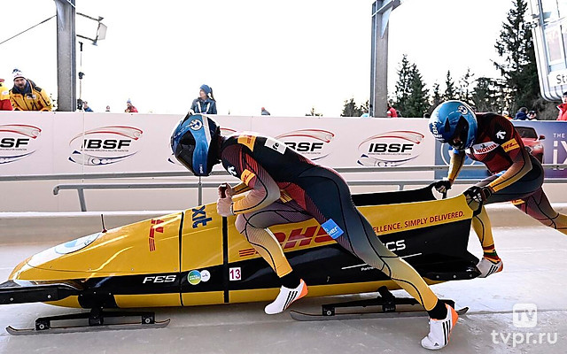 Бобслей. Чемпионат России. Женщины. Двойки. 2-я попытка. Трансляция из Сочи