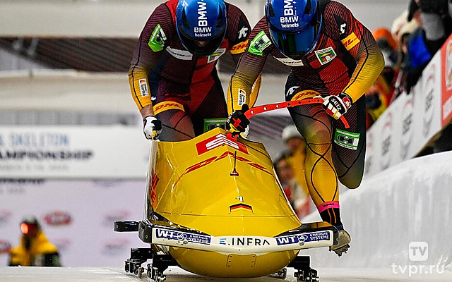 Бобслей. Кубок мира. Монобоб. Женщины. 1-я попытка. Трансляция из Австрии